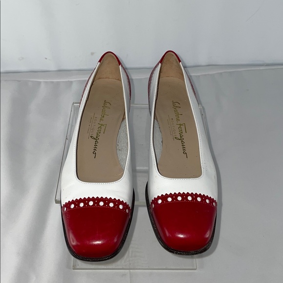 SALVATORE FERRAGAMO VINTAGE LESTA PUMPS FTL-01-108 - Picture 7 of 10